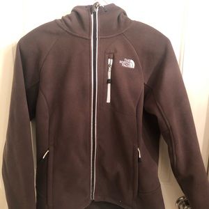 The North Face Women’s Brown Hooded Fleece - M